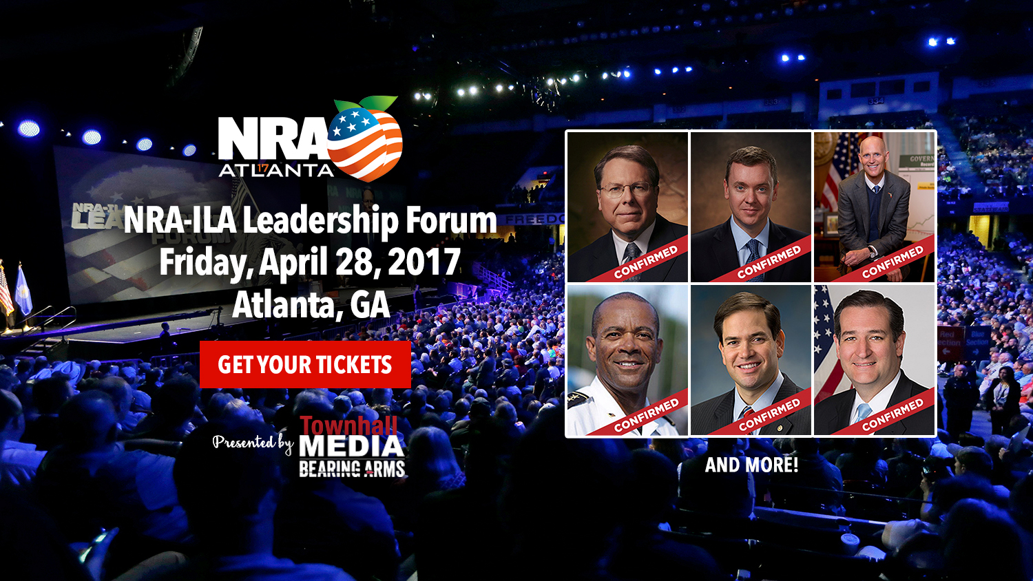 Join us on Friday, April 28, for the NRA ILA Leadership Forum!