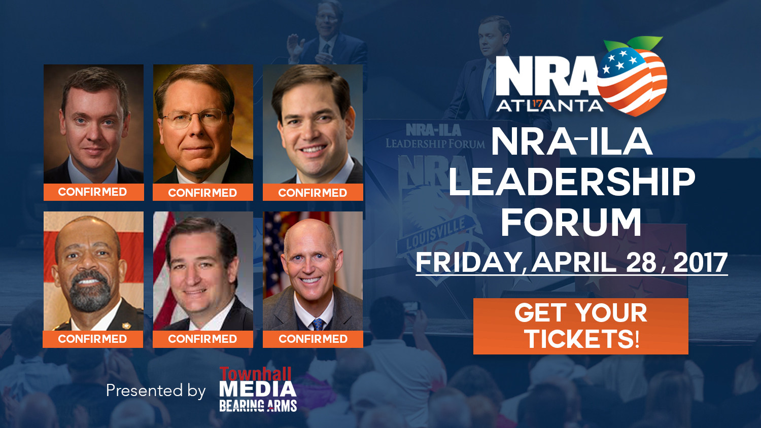 Join us on Friday, April 28, for the NRA ILA Leadership Forum!