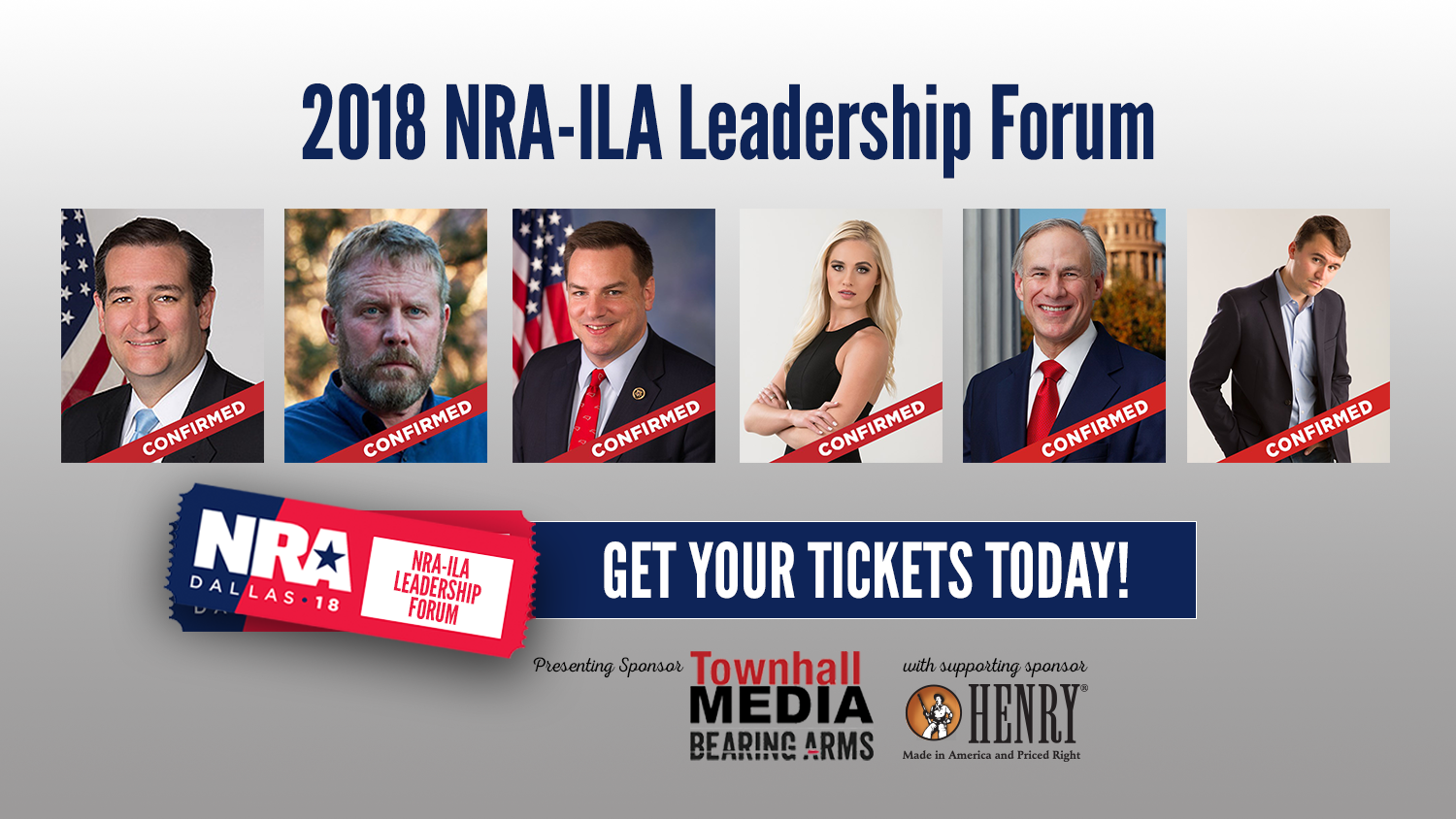 Get Your NRA-ILA Leadership Forum Tickets
