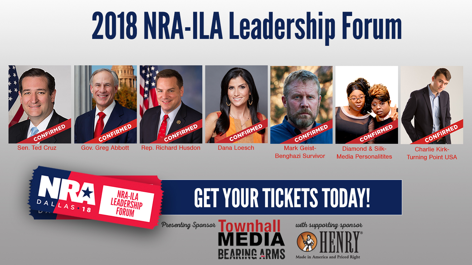 Get Your NRA-ILA Leadership Forum Tickets